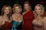 Cindy Rose, Susan Plank, Melissa Mithoff and Laura Spalding all from the Rose Ribbon Foundation in Texas<br>the G&P Foundation 4th. annual Angel Ball at the Marriot Marquis in Manhattan, N.Y. on 11-14-05. photo Kathleen Doran for   Rob Rich copyright 2005 516-676-3939 robwayne1@aol.com