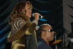 Stevie Wonder and Patti LaBelle<br>the G&P Foundation 4th. annual Angel Ball at the Marriot Marquis in Manhattan, N.Y. on 11-14-05. photo Kathleen Doran for   Rob Rich copyright 2005 516-676-3939 robwayne1@aol.com